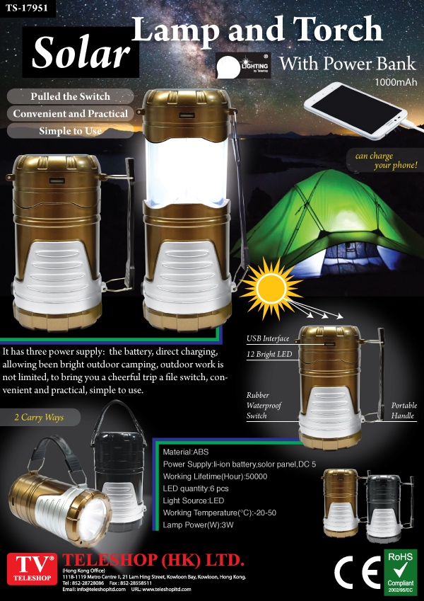 Solar Lamp And Torch