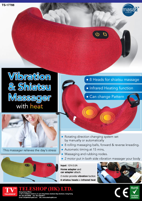 Vibration and Shiatsu Massager