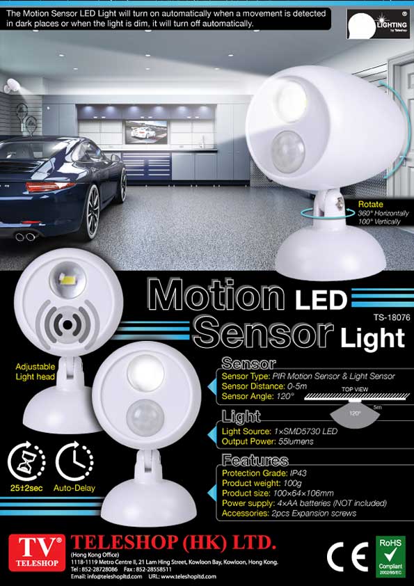 Motion LED Sensor Light