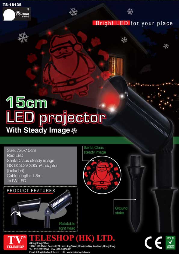 15CM LED Projector with Steady Image
