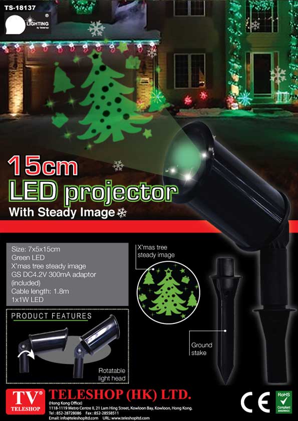 15CM LED Projector with Steady Image