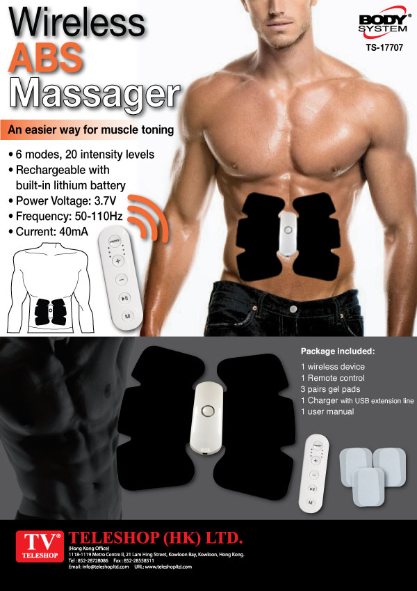 Wireless ABS Massager
