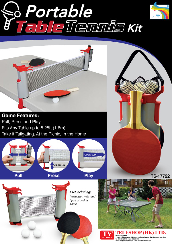 Portable Table Tennis kit