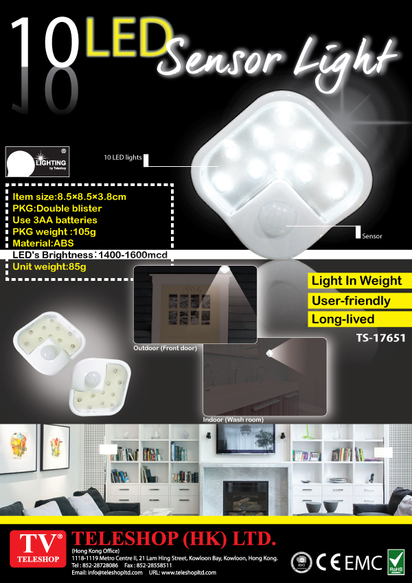 10 LED Sensor Light