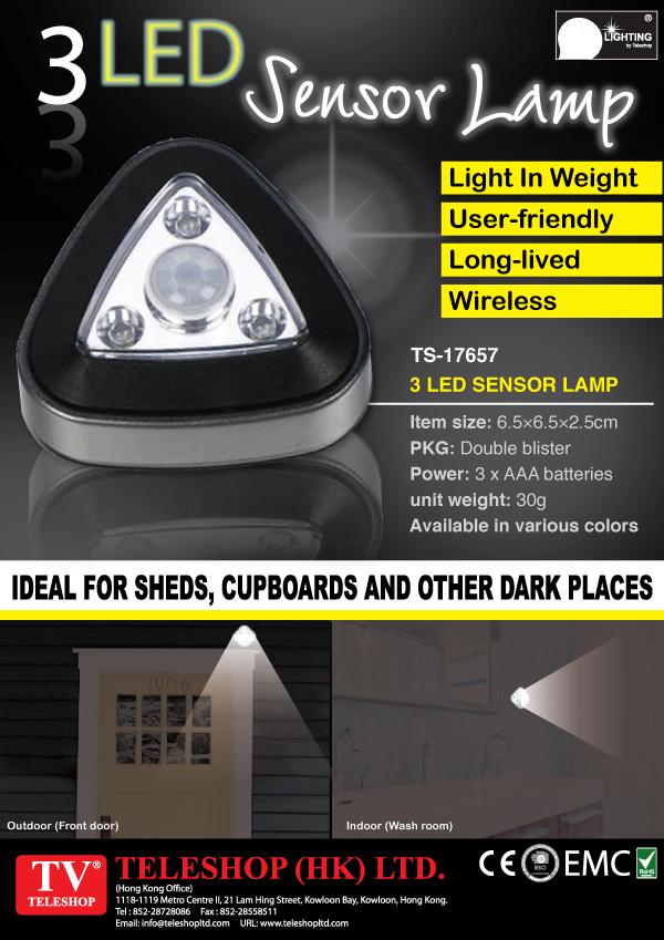 3 LED Sensor Lamp