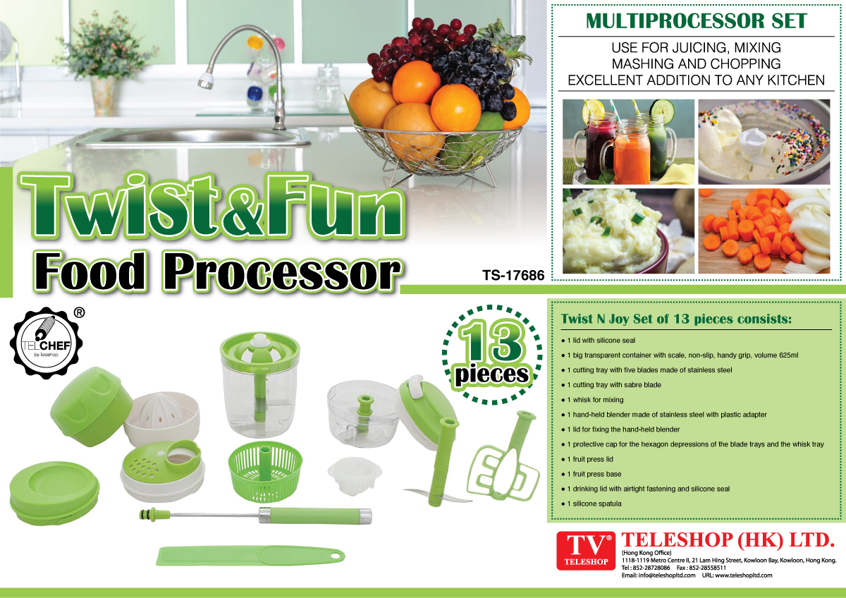 Twist & Fun Food Processor